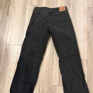 Levi's Black Flare & Wide Leg Jeans